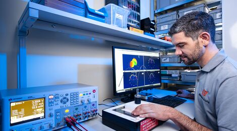 Adaptive network solutions, measurements, Keysight, laboratory, temperature sensor